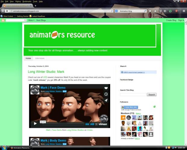 Animatorsresource Screenshot